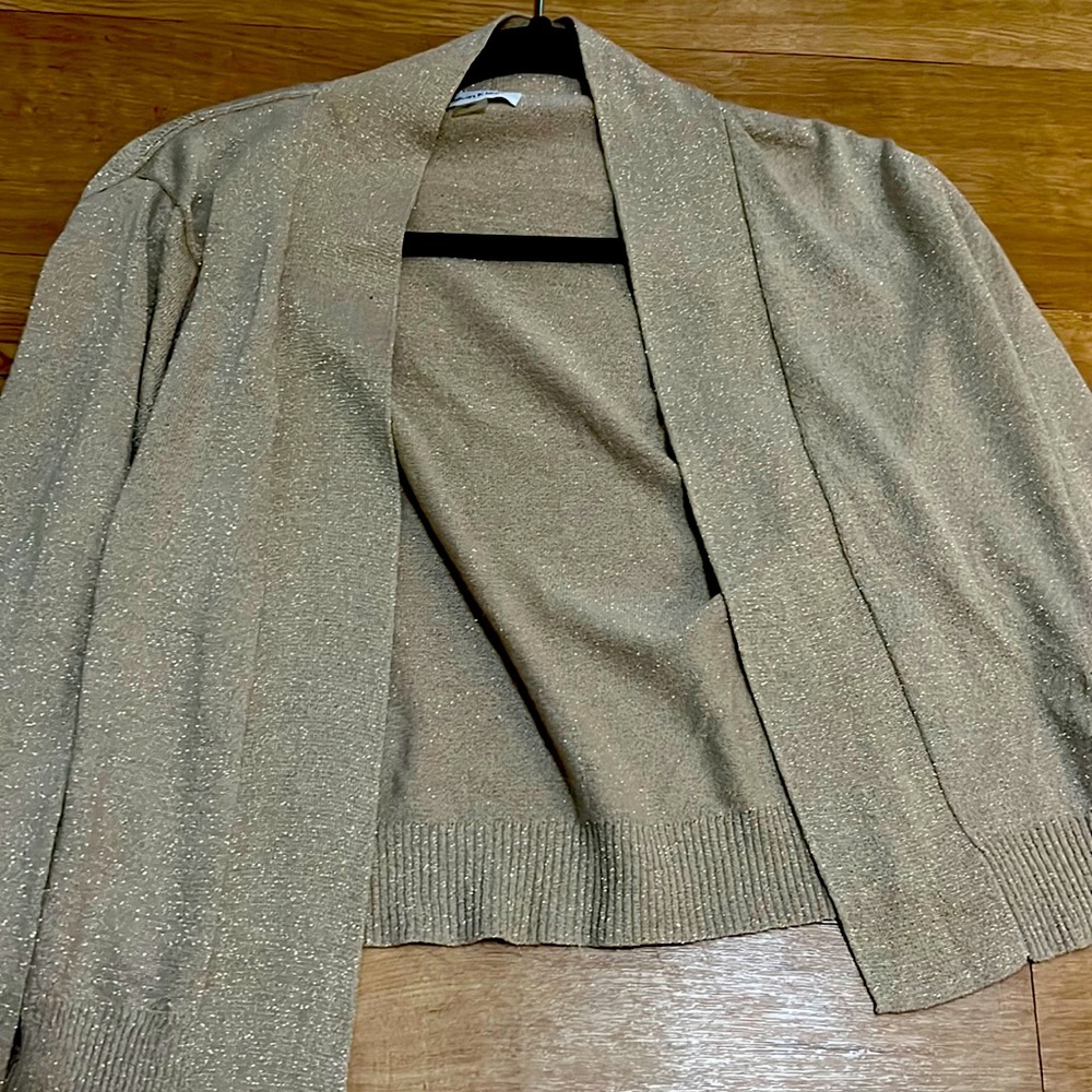 Shimmery Gold cardigan